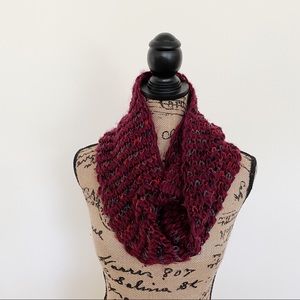 Collection Eighteen Maroon Infinity Scarf